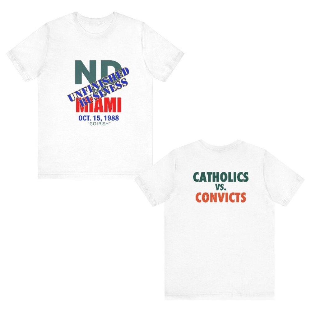 Catholics vs Convicts Vintage 1988 Shirt, Catholics vs Convicts T Shirt 81
